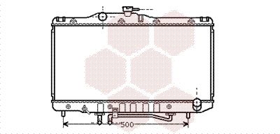 VAN WEZEL Radiators, Motora dzesēšanas sistēma 53002206
